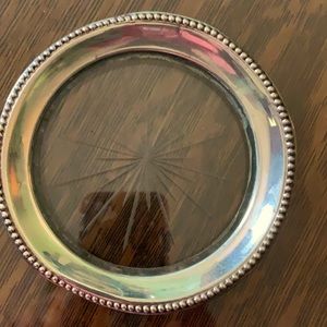 Sterling Silver jar holder/candleholder.Beautiful